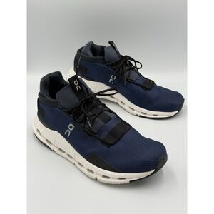 On Cloud Nova Sneakers Womens Size 10 Blue Black CloudTec Running Shoes